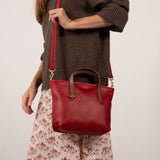 The Bellfield Crossbody in Cherry