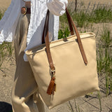 The Classic Bellfield Tote in Sand