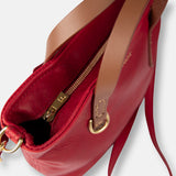 The Bellfield Crossbody in Cherry